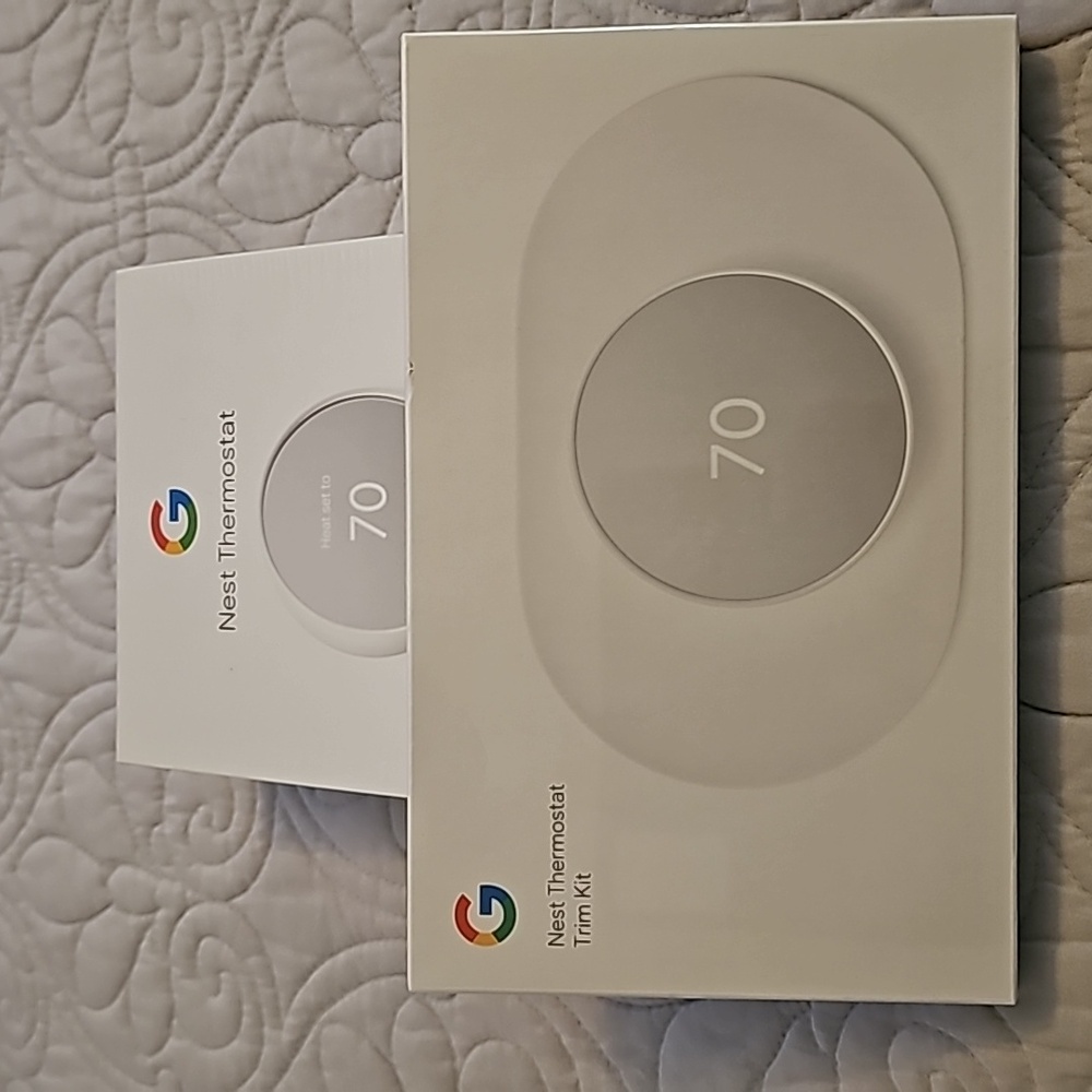 Google Nest Thermostat and Nest Thermostat Trim Kit